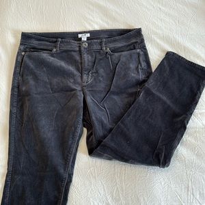 Grey J. Jill velvet pants size 12 petite